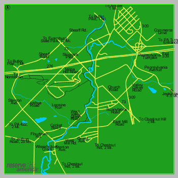 Fort Washington Pennsylvania Map Campsite Map - Fort Washington State Park, Pa - Pennsylvania State Parks